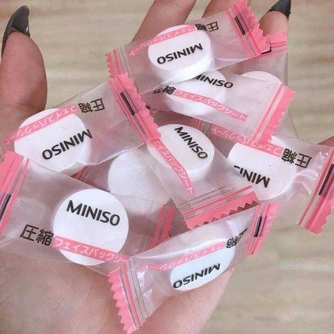 Combo 5 Mặt Nạ Nén MINISO Dạng Viên