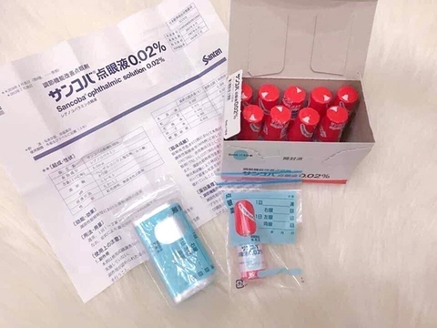 Combo 2 Nhỏ Mắt Sancoba Nhật Bản 5ml - Hỗ Trợ Thị Lực, Hạn Chế Tăng Độ Cận