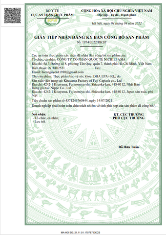 Viên Uống Dầu Cá Bổ Sung DHA & EPA SQ Nichiei Bussan Nhật Bản 330 Viên