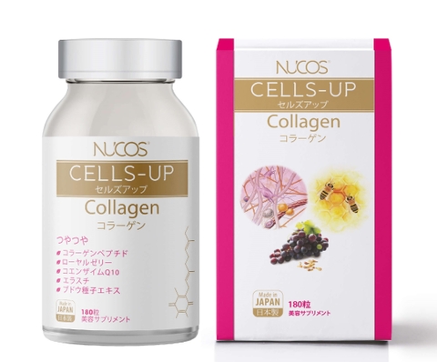 Viên Uống Collagen Chống Lão Hóa Đẹp Da Nucos Cells Up 180 Viên