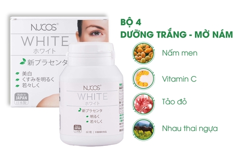 Viên Uống Trắng Da Mờ Thâm Nám Nucos White 60 Viên