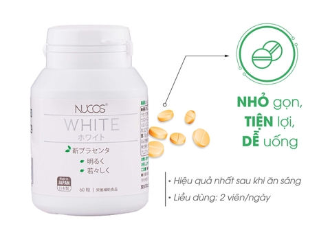 Viên Uống Trắng Da Mờ Thâm Nám Nucos White 60 Viên