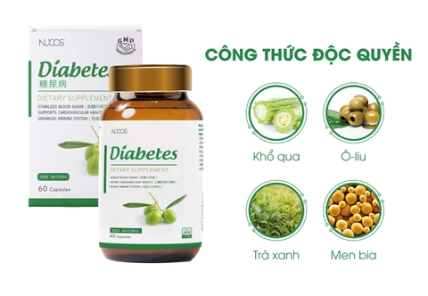 Viên Uống Hỗ Trợ Tiểu Đường Cân Bằng Đường Huyết Nucos Diabetes