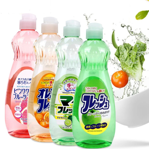 Nước Rửa Chén Bát Rocket Thành Phần Hữu Cơ Siêu Sạch 600ml Nội Địa Nhật Bản