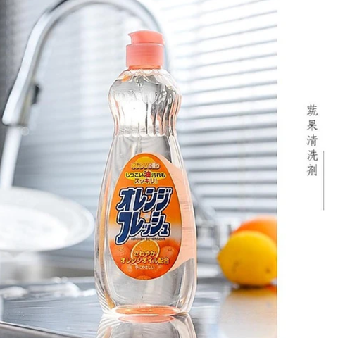 Nước Rửa Chén Bát Rocket Thành Phần Hữu Cơ Siêu Sạch 600ml Nội Địa Nhật Bản