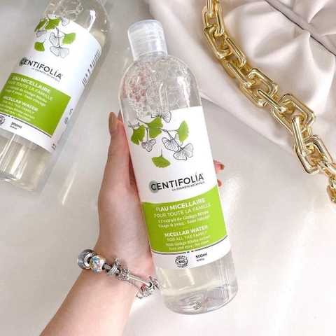 Nước Tẩy Trang Centifolia Micellar Water Chiết Xuất Lá Bạch Quả 500ml