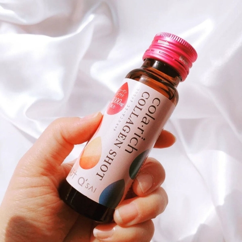 Nước Uống Đẹp Da Cola-rich Collagen Shot Q'SAI 5000mg Nhật Bản Hộp 50ml x 10 Lọ