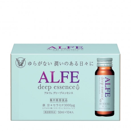 Collagen uống ALFE Deep Essence tăng cường độ ẩm và độ đàn hồi cho da Hộp 10 chai x 50ml