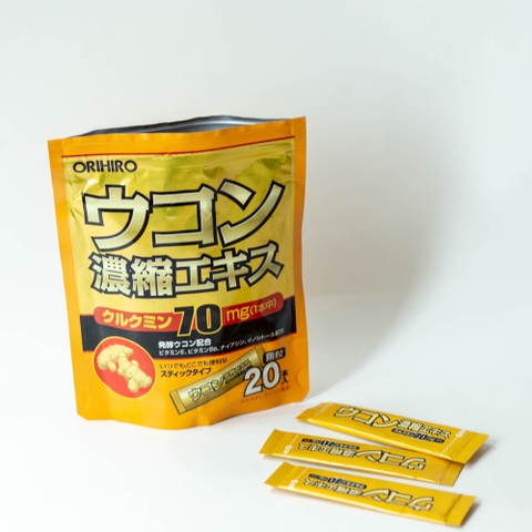 Tinh Bột Nghệ Giải Rượu Orihiro 20 gói