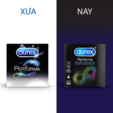 [Chính Hãng] Bao Cao Su Durex Performa Hộp 3 Cái