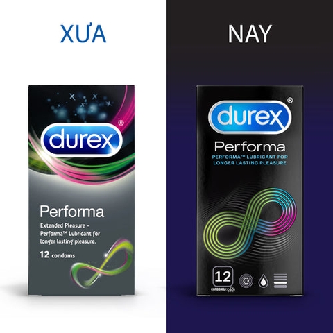 [Chính Hãng] Bao Cao Su Durex Performa Hộp 12 Cái