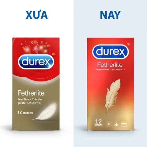 [Chính Hãng] Bao Cao Su Durex Fetherlite Hộp 12 Cái