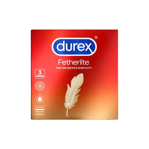 [Chính Hãng] Cao Su Durex Fetherlite Hộp 3 Cái