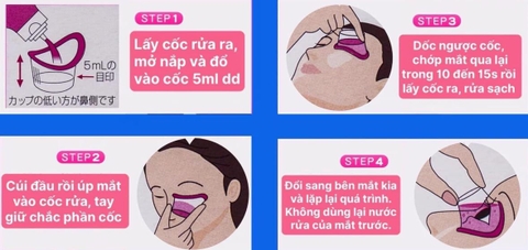 Nước Rửa Mắt Eyebon W Vitamin Kobayashi Nhật Bản 500ml