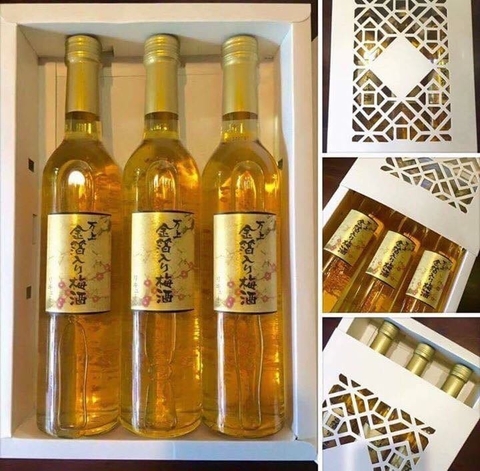 Rượu Mơ Vảy Vàng Kikkoman 500ml Nhật Bản