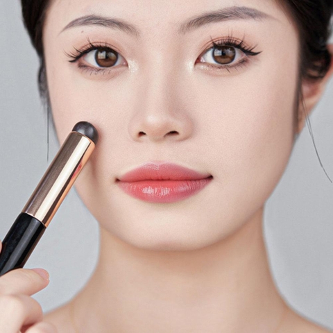 Cọ Tán Son Môi Silicone Hiệu Ứng Ombre Che Khuyết Điểm Mềm Mại Đàn Hồi