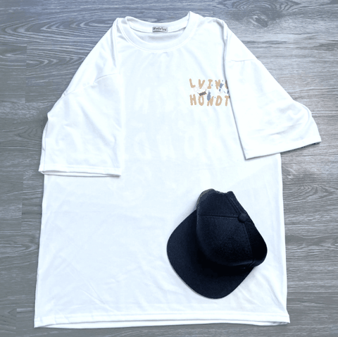 MS023 - MS032 Áo Thun Unisex Nam Nữ, Áo Thun Form Rộng Thời Trang In Hình Dễ Thương Freesize
