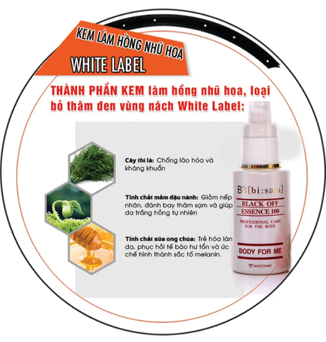 Kem làm hồng nhũ hoa, loại bỏ thâm đen vùng nách B3 Black Off Esssence 100 40ml