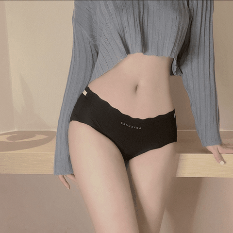 [Mã S10] Quần Lót Nữ Đúc Su Lạnh Advanced Cạp Viền Sóng Gân Tăm Không Đường May Gợi Cảm (GIAO MÀU NGẪU NHIÊN)