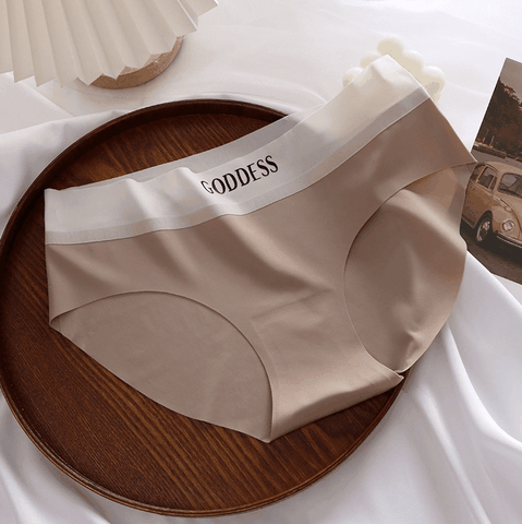 [S30] Quần lót nữ đúc su cạp cao tàng hình chữ GODDESS thoáng mát mỏng mềm mịn