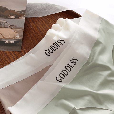 [S30] Quần lót nữ đúc su cạp cao tàng hình chữ GODDESS thoáng mát mỏng mềm mịn