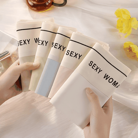 [S25] Quần Lót Nữ Đúc Su Lụa Lạnh Tàng Hình Cạp Cao Gen Bụng Thoáng Khí SEXY WOMAN