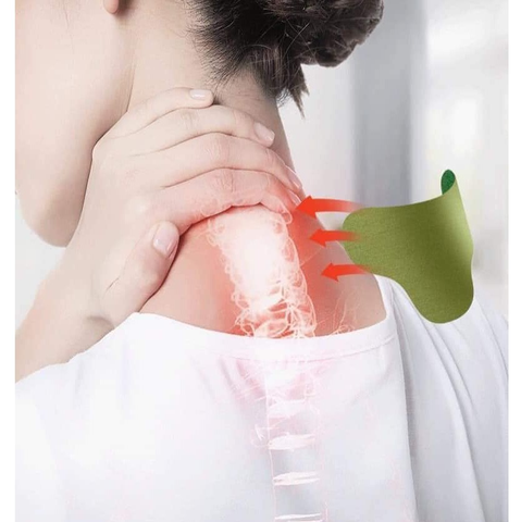 Hộp 12 Miếng Dán Ngải Cứu Vai Gáy Giảm Đau Cổ Vai Gáy