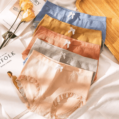 [Mã S02] Quần Lót Nữ Cotton Mềm Mại Viền Ren Ôm Bụng Nâng Mông Co Giãn 4 Chiều