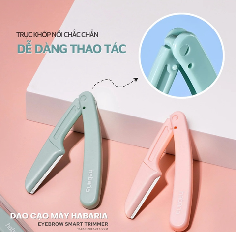 Set 3 Dao Cạo Lông Mày Habaria Eyebrow Smart Trimmer