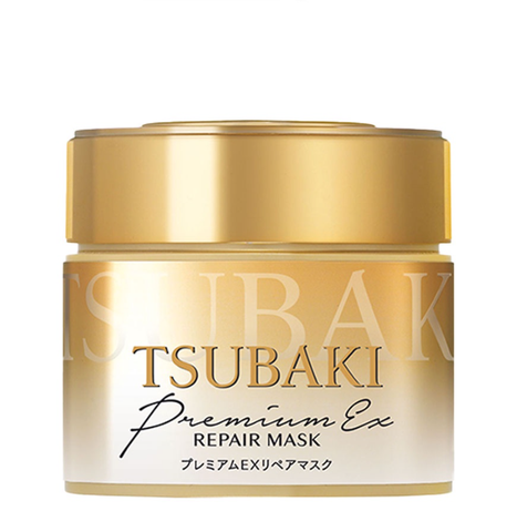 Bộ Ba Gội Xả Tsubaki Premium Moist 490ml (Đỏ) & Mặt Nạ Tóc Phục Hồi Hư Tổn Tsubaki 180g