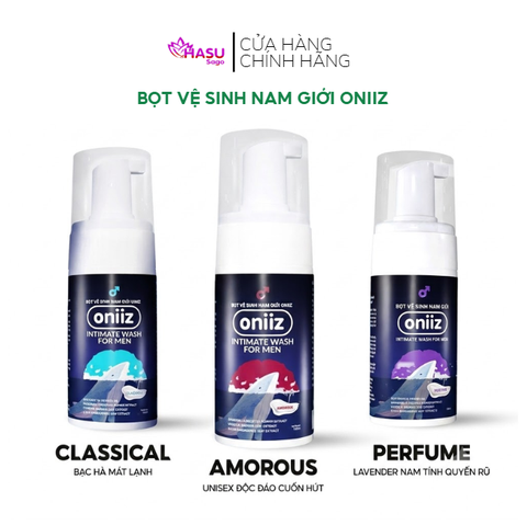 Bọt Vệ Sinh Nam Giới Oniiz Intimate Wash For Men Dung Dịch Dạng Bọt Hương Nước Hoa Cao Cấp 100ml
