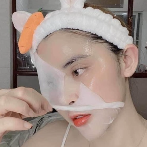 Mặt Nạ Tế Bào Gốc Cấp Ẩm Phục Hồi The Stem Cell Facial Treatment Mask Nhật Bản Túi 30 Miếng (Màu Đỏ)