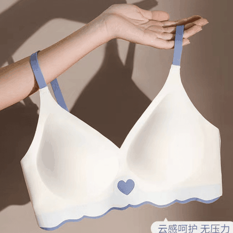 [Mã A02] Áo Ngực Nữ Đúc Su Tim Cao Cấp, Áo Lót Nữ Đúc Su Tim Tàng Hình, Không Gọng, Siêu Mềm Mịn