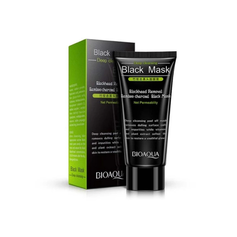 Tuýp Gel Lột Mụn Đầu Đen Than Tre Hoạt Tính Bioaqua 60g Sạch Mụn Đầu Đen