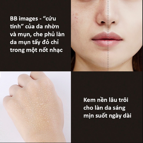 Kem Nền Trang Điểm Che Khuyết Điểm Dưỡng Ẩm Lâu Trôi BB Cream 30g