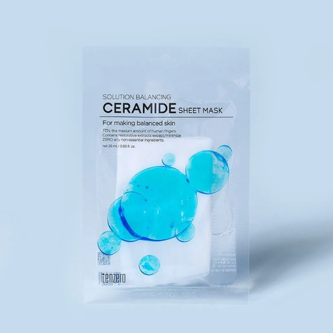 Mặt nạ giấy trong suốt Tenzero dưỡng ẩm và phục hồi cho da - 1 miếng x 25ml