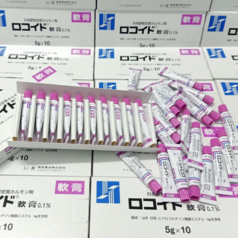 Kem Bôi Vết Đốt Côn Trùng, Muỗi Đốt Rokoito Locoid Ointment Nhật Bản 5g