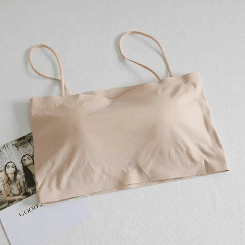 [Mã A03] Áo Ống Su Bra 2 Dây Nâng Ngực Có Mút Tháo Rời, Áo Quây Su 2 Dây Freesize Dưới 58kg