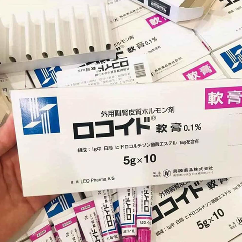 Kem Bôi Vết Đốt Côn Trùng, Muỗi Đốt Rokoito Locoid Ointment Nhật Bản 5g