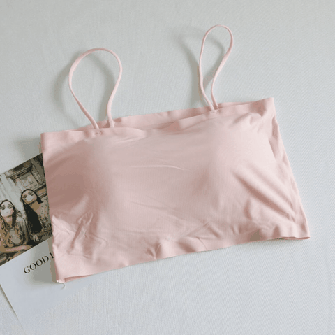 [Mã A03] Áo Ống Su Bra 2 Dây Nâng Ngực Có Mút Tháo Rời, Áo Quây Su 2 Dây Freesize Dưới 58kg