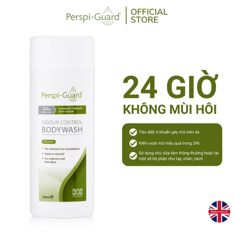 Sữa Tắm Perspi-Guard Ngăn Mồ Hôi, Kiểm Soát Mùi Odour Control Body Wash 200ml