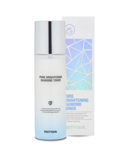 Bộ Đôi Siêu Dưỡng Trắng, Cấp Ẩm, Se Khít Lỗ Chân Lông PrettySkin - Siêu Phẩm Nước Hoa Hồng + Kem Dưỡng Kim Cương