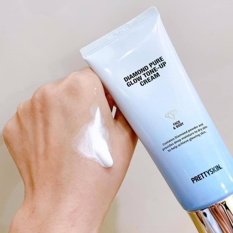 Bộ Đôi Siêu Dưỡng Trắng, Cấp Ẩm, Se Khít Lỗ Chân Lông PrettySkin - Siêu Phẩm Nước Hoa Hồng + Kem Dưỡng Kim Cương