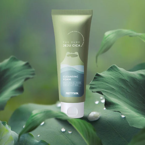 [Chính Hãng] Sữa Rửa Mặt Rau Má CLEANSING FOAM PRETTY SKIN Hàn Quốc Dưỡng Trắng, Giảm Mụn Ngừa Thâm 150ml