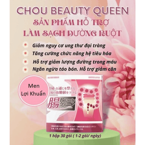 Bột Uống Men Lợi Khuẩn Nichiei Bussan Chou Beauty Queen Nhật Bản 30 Gói