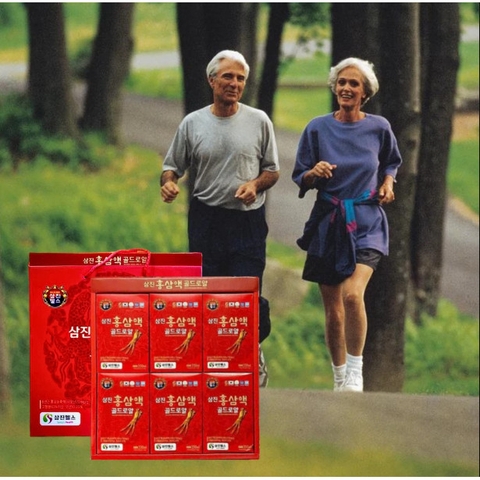 Nước Uống Hồng Sâm SamJin Red Ginseng Drink Gold Royal 70ml x 30 Gói Hàn Quốc