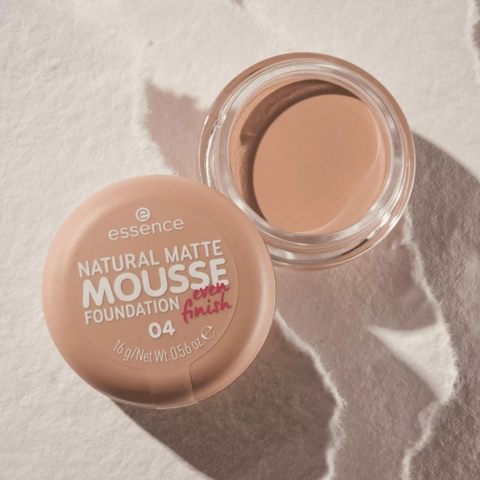 [Màu 04] Phấn tươi Đức Essence Mousse kiềm dầu che khuyết điểm chất kem mỏng nhẹ tệp vào da 16g