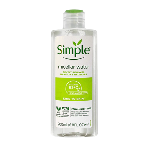 Nước Tẩy Trang Simple Dành Cho Da Nhạy Cảm Kind To Skin Micellar Cleansing Water 200ml