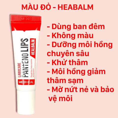 Son Dưỡng Môi Mediheal Labocare Pantenolips Hàn Quốc 10ml - Dưỡng Ẩm, Giảm Thâm, Dưỡng Môi Hồng Hào Rạng Rỡ