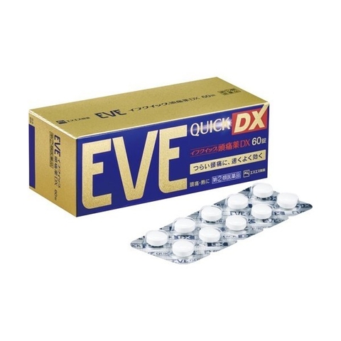 Viên Uống Giảm Đau Hạ Sốt Eve Quick DX 40 Viên Nhật Bản